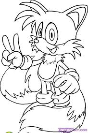 Tails Color Page Cartoon Coloring Pages Coloring Pages Hedgehog Colors