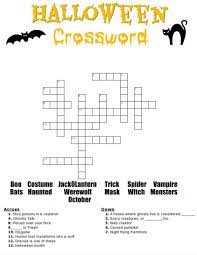 Maybe you would like to learn more about one of these? Halloween Crossword Puzzle Free Printable With Or Without Word Bank