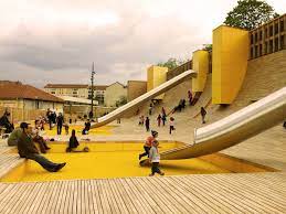 Playground design nature play easy landscaping modern landscaping landscape projects garden design. Lyon Playground Base 11 Landscape Architecture Works Landscape Architecture Design Landscape Architecture Playgrounds Architecture