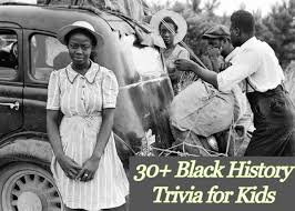 While the accomplishments of black americans should be celebrated all year long, february is the month when we focus on their i. 30 Black History Trivia For Kids