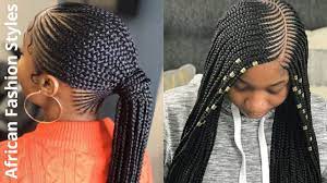 They may take a bit of time to create, but the intricate finish is. African Fashion 60 Ghana Braid Styles Current And New Ghana Braid Feed In Braid Styles 2021 Youtube