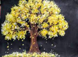 La técnica de puntillismo consiste en realizar un dibujo utilizando únicamente punticos y resulta absolutamente sorprendente ver como podemos crear sombras, combinar colores, dar volumen únicamente con puntos. Arbol Tecnica Puntillismo Art Painting