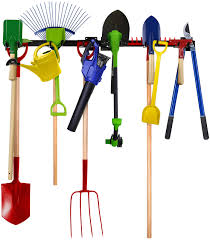 Stay organized with the best garage and tool storage at hsn.com. Upside Out Garden Tool Organizer Garage Tool Organizer Wall Mount Tool Racks For Garage Walls Heavy Duty Tool Storage Rack Includes 2 Mounts 7 Adjustable Hooks And Hardware Buy Online In Samoa