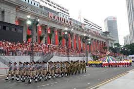 Airmens of paskau, royal malaysian air force, on parade after sultan abdul samad building for the 2015 national day parade in kuala lumpur. Singapore Celebrates National Day 2015 Arabianbusiness