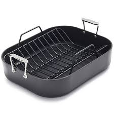 All Clad Ha1 Nonstick Roasting Pan With Rack 16 X 13 Sur La Table All Clad Roasting Pan Cookware Sale