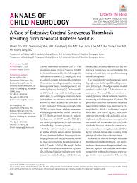 November 20, 2018 by mathilde émond. Pdf A Case Of Extensive Cerebral Sinovenous Thrombosis Resulting From Neonatal Diabetes Mellitus