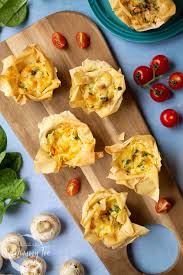 Phyllo (or filo, in greek: Mini Filo Pastry Quiches Great For Kids To Make A Mummy Too