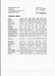 measurement charts wolf form co inc usa dress forms nj