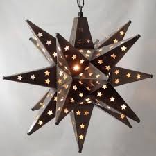It's not bad though, just not particularly extraordinary. Moravian Bronze Tin Star Light Tin Star Lights Moravian Star Light Star Light Fixture