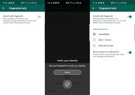 Touch your fingerprint sensor and scroll through an app of your choice. How To Enable Whatsapp Fingerprint Lock On Android Phones Apk Download Naldotech