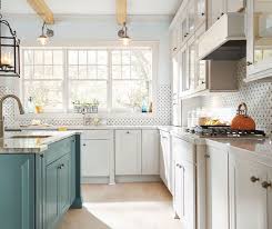 Turner Maple Dover And Bali Kitchen Our Turner Style Cabinets Create A Chic Paradise In Your Beadboard Kitchen Farmhouse Style Kitchen Kitchen Cabinets Decor