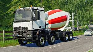 This set contains power functions and pneumatic system v2. Mercedes Benz Arocs 3245 Concrete Mixer Truck Fs19 Kingmods