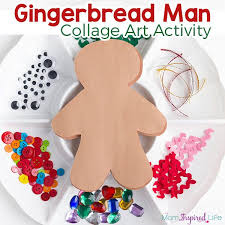 Decorate A Gingerbread Man Art Activity For Kids Christmas Kindergarten Preschool Christmas Preschool Art Activities