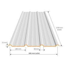 Tole Bac Acier Prelaquee Multiusage 2100x840 Mm Elda Yousteel