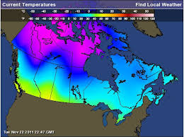After all, canada is a huge country, stretching from the pacific ocean to the atlantic ocean and covering five time zones. Temperature Maps Scsjournal