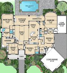 Bring your board game day. Plan 36424tx 3 Bedroom Beauty With Game Room House Plans Luxury Floor Plans Floor Plans Ranch