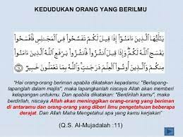 Orang yang memberikan tempat duduk kepada orang lain, ia juga mendapat kebaikan dari allah. Ù… Ù† Ø£ Ø± Ø§Ø¯ Ø§Ù„Ø¯ Ù† ÙŠ Ø§ Ù Ø¹ Ù„ ÙŠ Ù‡ Allah Jalla Jalaluhu ÙÙŠØ³Ø¨ÙˆÙƒ