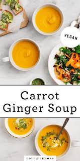 Carrot Ginger Soup Recipe Love And Lemons Recipe Ginger Soup Recipe Carrot Ginger Soup Recipe Carrot Soup Recipes