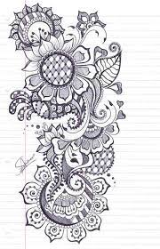 Love The Notebook Paper Create When Ever The Inspiration Comes To Your Mind Henna Drawings Henna Flower Designs Henna Art