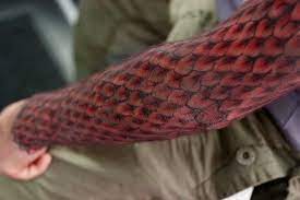 Fauxtattoos Com Snake Skin Tattoo Snake Tattoo Design Scale Tattoo