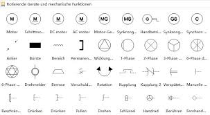 Industrieller Schaltplan Symbole Schaltplan Schalter Planer