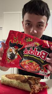 Spicy Korean Noodle Wrap Review: Tasty but Insanely Hot!