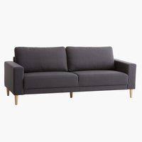 Pohovka Egense 3mistna Tmave Seda Sofa Bedroom Inspirations Gray Sofa