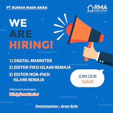 Lowongan kerja editor buku online. Lowongan Kerja Digital Marketer Dan Editor Pt Rumah Main Anak 2020 Campusnesia Co Id