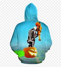 Skull trooper made its debut in fortnite in november 2017, only to never appear in the shop again — until yesterday. Fortnite Skull Trooper 3d Hoodie Rocket Riding Hd Png Download Vhv