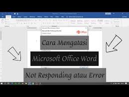 Cara Mengatasi Ms Word Yang Tidak Bisa Di Klik Atau Activated Failed Youtube