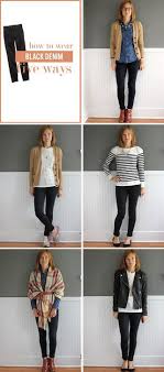 Five Things Friday Black Jeans For Every Girl Edition In Residence Mix And Match Fashion Fashion Black Jeans Outfit
