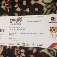 2019 sea games schedule, venues). Sea Games Kl 2017 Opening Ceremony Tickets Vouchers Event Tickets On Carousell