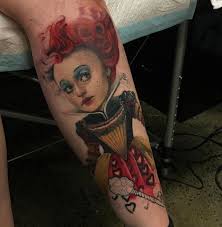 Alice in wonderland full leg tattoo. 50 Alice In Wonderland Tattoos Ideas Designs 2021