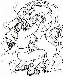 We believe that god is the loving father of all kids. Cartoon Of Samson Struggle With A Lion Coloring Page Color Luna
