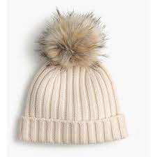 Opened in 2004, an online shopping site for overseas customers. J Crew Ribbed Beanie With Faux Fur Pom Pom 52 Liked On Polyvore Featuring Accessories Hats Beanie Caps Fur Pom Pom Faux Fur Beanie Hat Cute Winter Hats