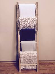 Ladder To Blanket Holder Blanket Ladder Pallet Shelves Pallet Diy
