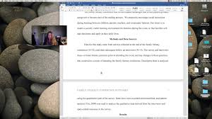 Apa Format For Article Analysis Asst Youtube