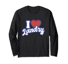 I Love Landry Long Sleeve T-Shirt : Clothing, Shoes & Jewelry