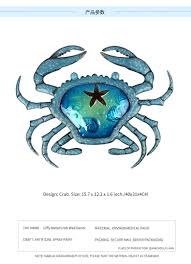 Choose your favorite blue crab designs and purchase them as wall art, home decor, phone cases, tote bags, and more! Decorative Wall Hanging Metal Living Room Bedroom Crab Wall Decoration Creative Art Wall Hanging Supply Wholesale Wind Chimes Hanging Decorations Aliexpress