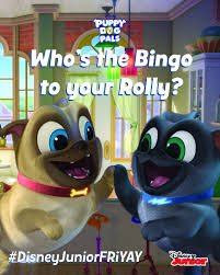 Pictures Of Bingo From Puppy Dog Pals Who S The Bingo To Your Rolly Print Out This Puppy Dog Pals Mini Poster For Your Party Puppy Party Disney Junior Fourth Birthday