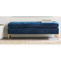 Such combination blends perfectly with your main furniture. Modern Velvet Bedroom Benches Allmodern