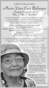 Maria Diaz Cruz Belanger (1928-2017)