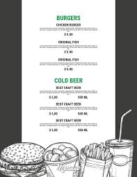 First down sports bar & grill. Menugo Sports Bar Bar Menu Templates