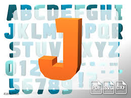 The finished size is 15 x 17&qu. 3d Alphabet J Cut Fold Glue