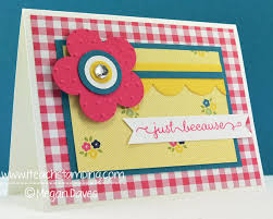 Cards for hospitalized kids (cfhk) is an internationally recognized charitable organization that spreads hope, joy & magic to hospitalized kids across america through uplifting, handmade cards. How To Make A Greeting Card Using A Dozen Thoughts I Teach Stamping