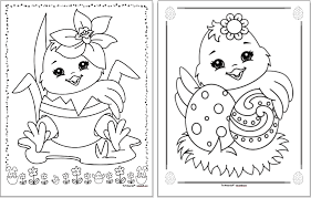 Encourage children to color by providing lots of access to coloring pages and crayons. Free Printable Easter Chick Coloring Pages For Kids The Artisan Life