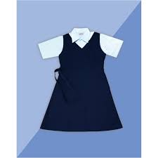 Our customer shirts reviewed by unknown on. Tung E School Uniform Pinafore For Primary Seragam Sekolah Rendah Biru Tua Baju Putih Tidak Termasuk Shopee Malaysia