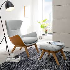 Sessel Hepburn I Hellgrau Cognac Braun 900 In 2020 Wohnzimmer Sessel Sessel Zuhause
