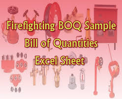 Preliminary budget estimating · example . Firefighting Boq Example Bill Of Quantities Excel Sheet