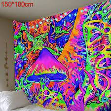 L:82.7 x 59.1 /210cm x 150cm s:59.1 x 51.2/150cm x 130cm. Tapestries Home Decor Outlet Psychedelic Trippy Art Wall Tapestry Indian South Asian Tapestries